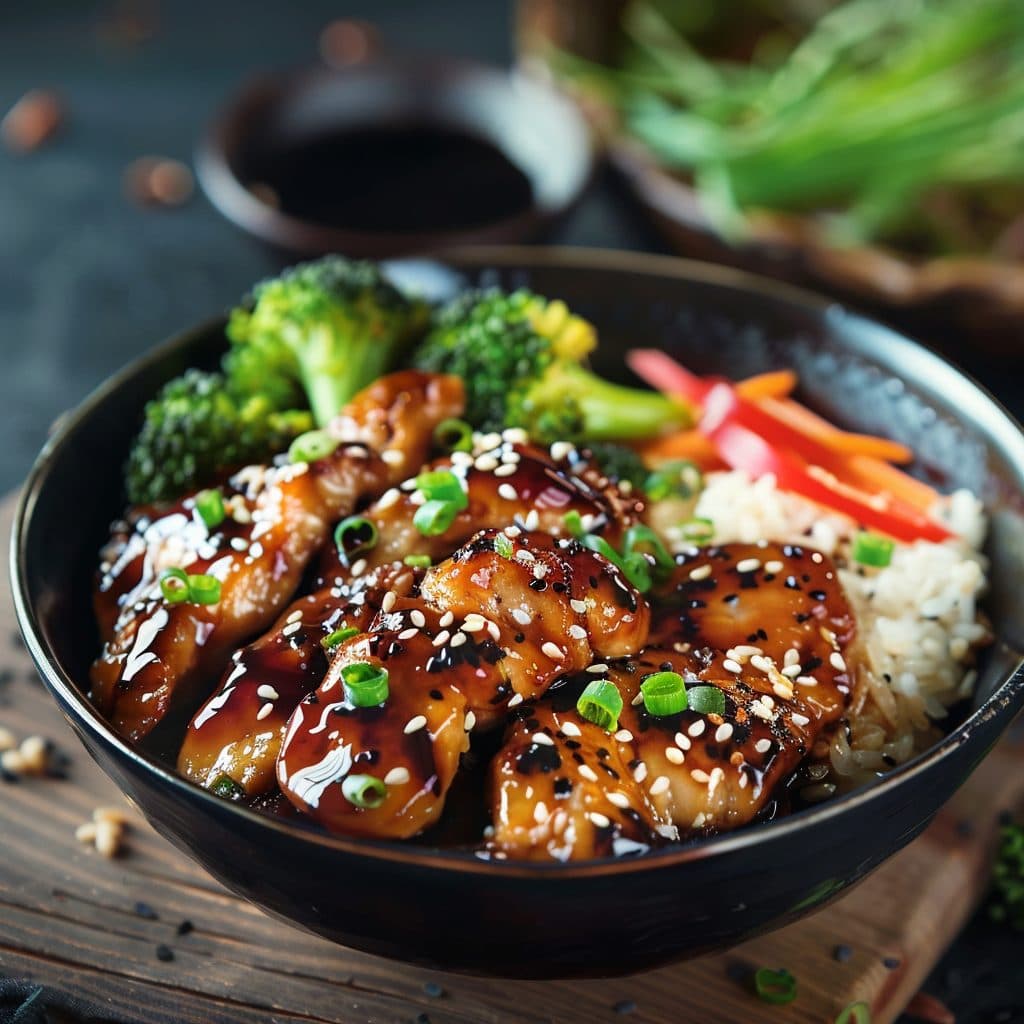 Asiatisches Teriyaki-Hähnchen