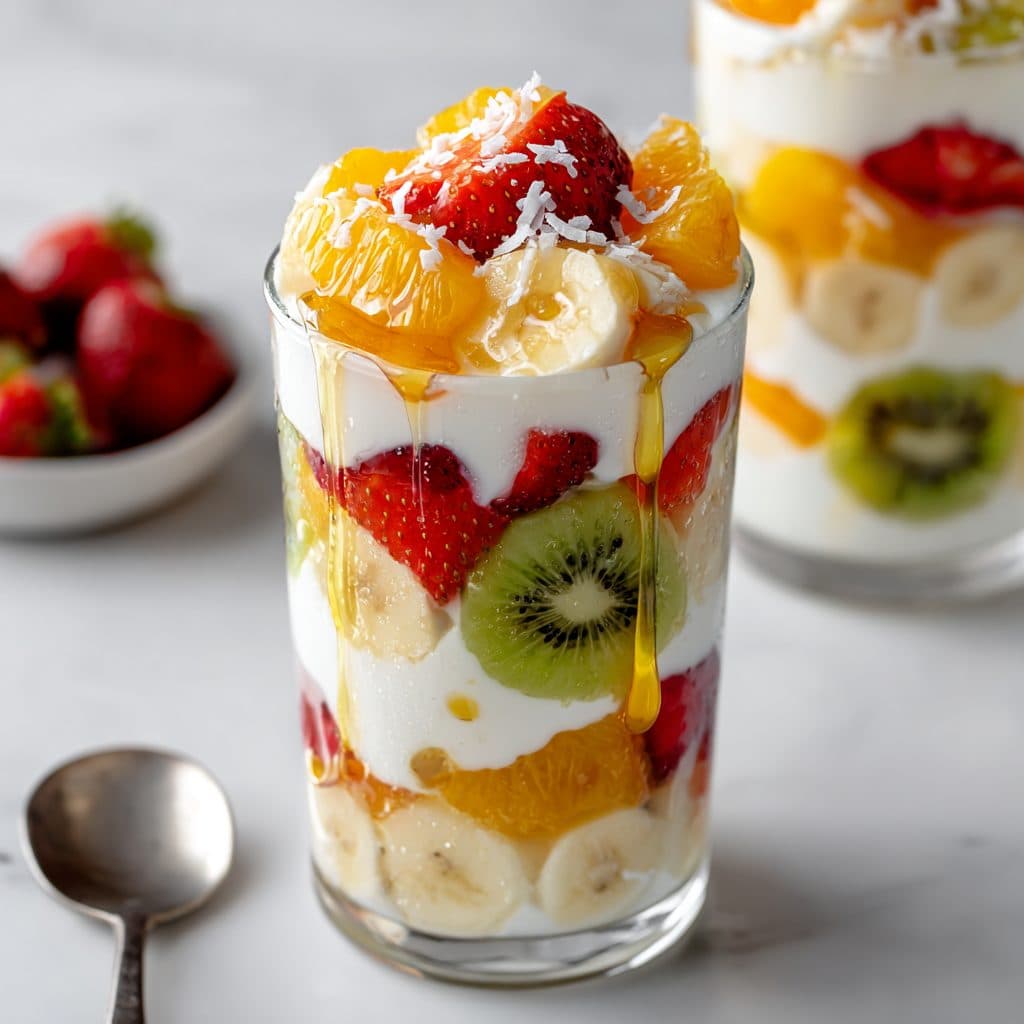 Cremiges Frucht-Joghurt-Dessert