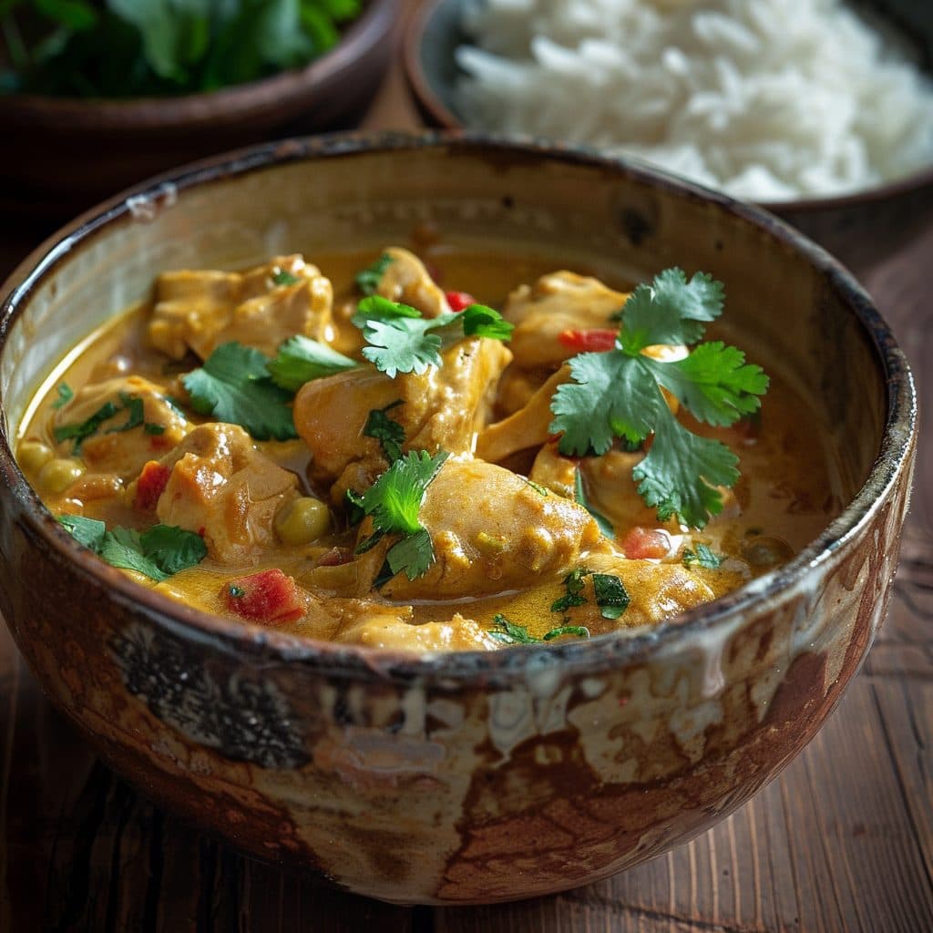 Cremiges Hähnchen-Curry