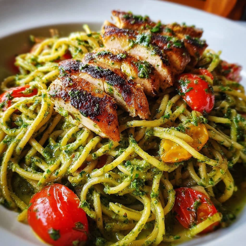 Hähnchen-Pesto-Pasta (Trend 2026)