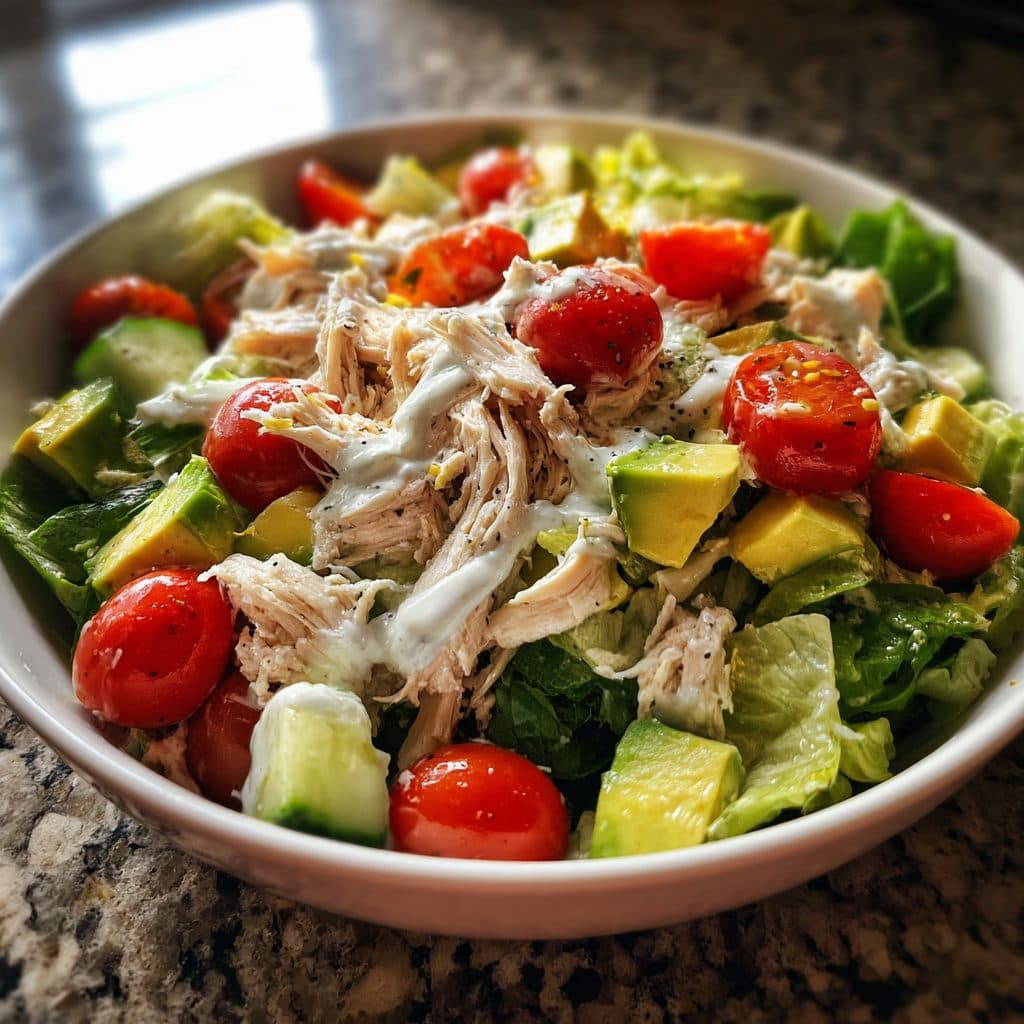 Hähnchensalat mit Resten