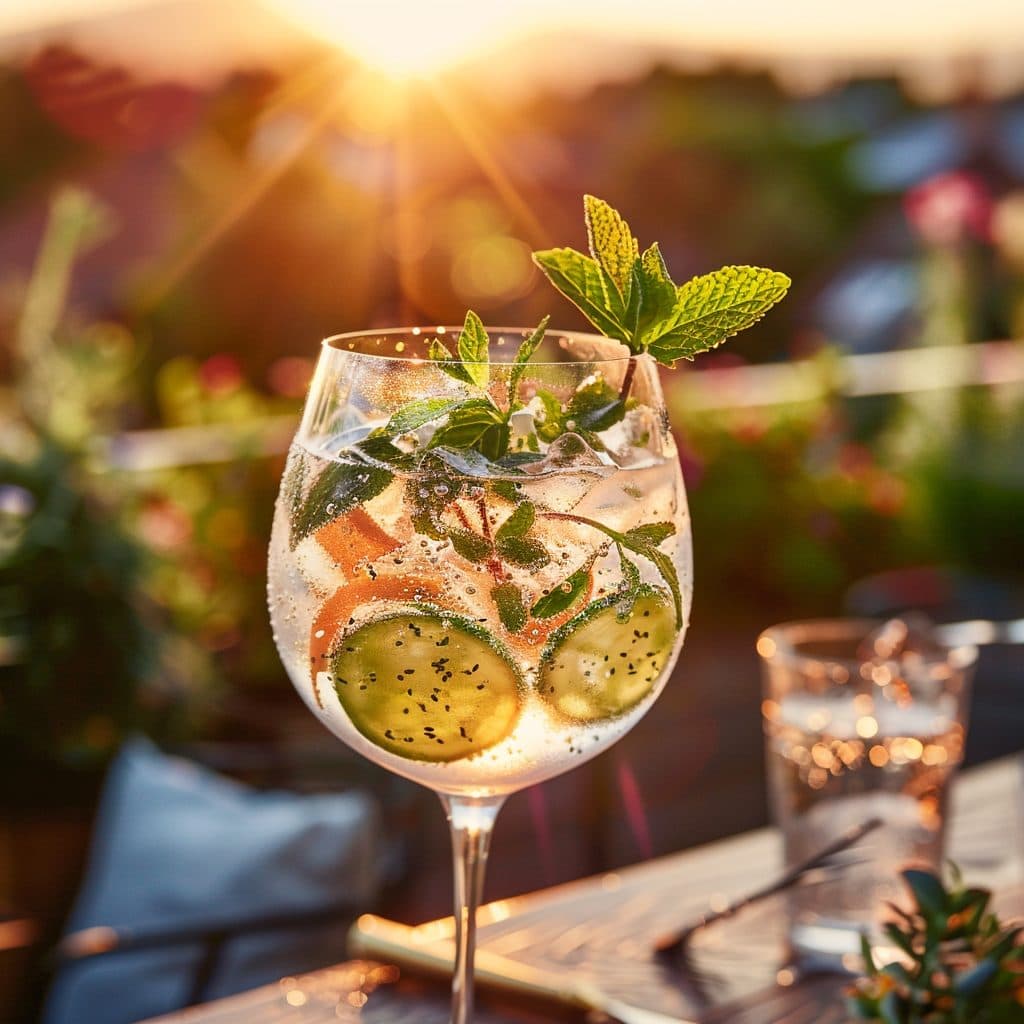 Holunderblüten-Gurken Botanical Spritz