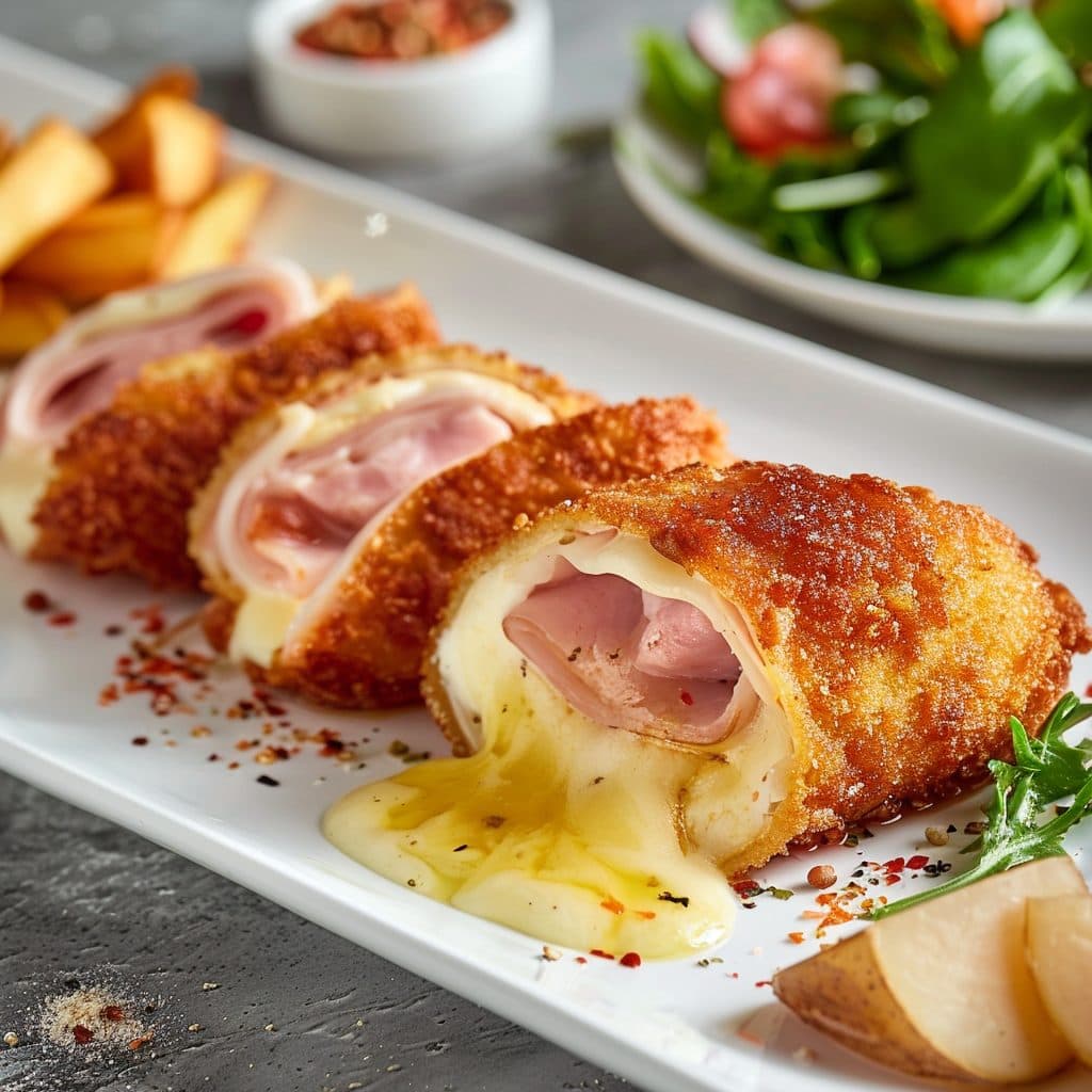 Klassisches Hähnchen Cordon Bleu