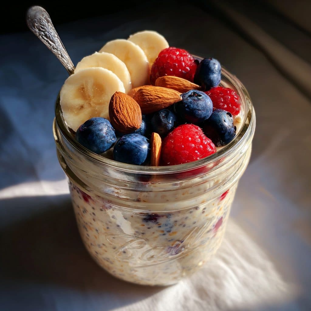 Overnight Oats mit Chiasamen