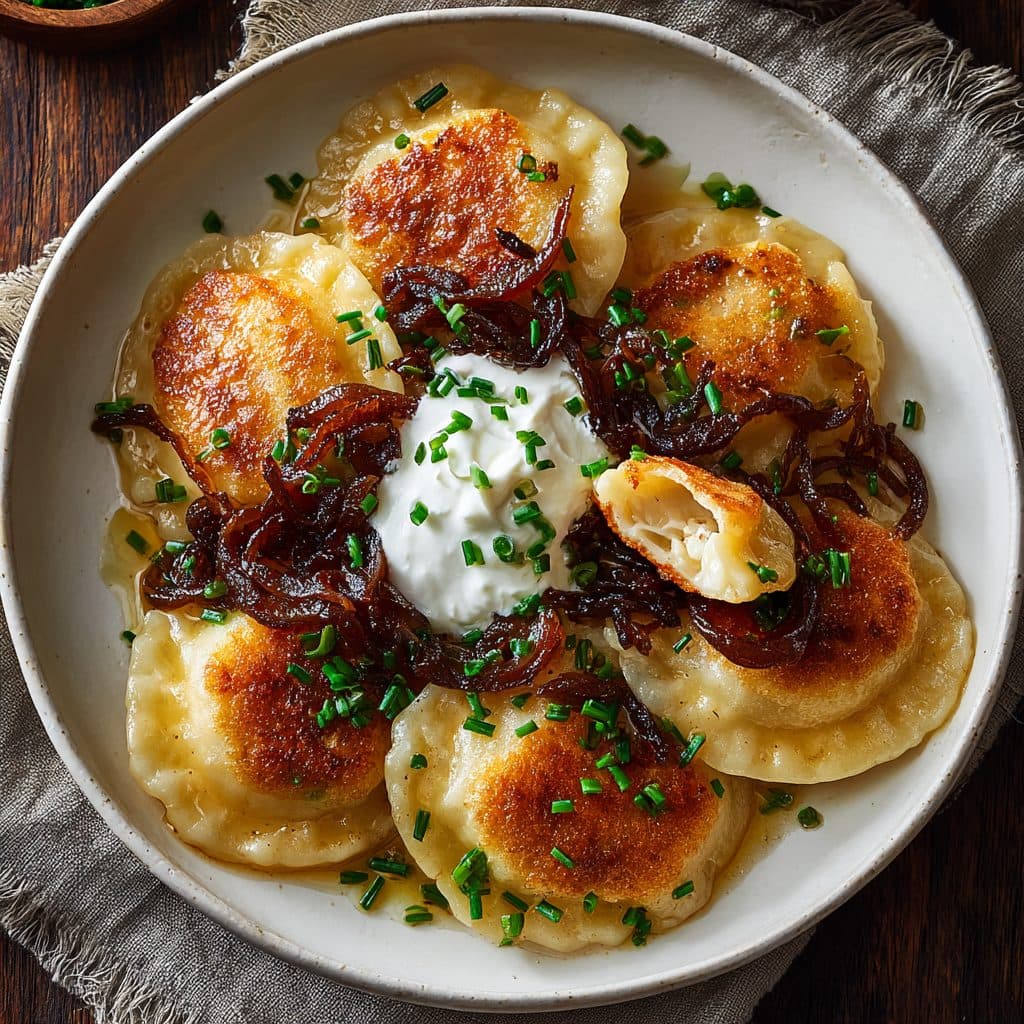 Pierogi Ruskie (Kartoffel-Käse-Pierogi)