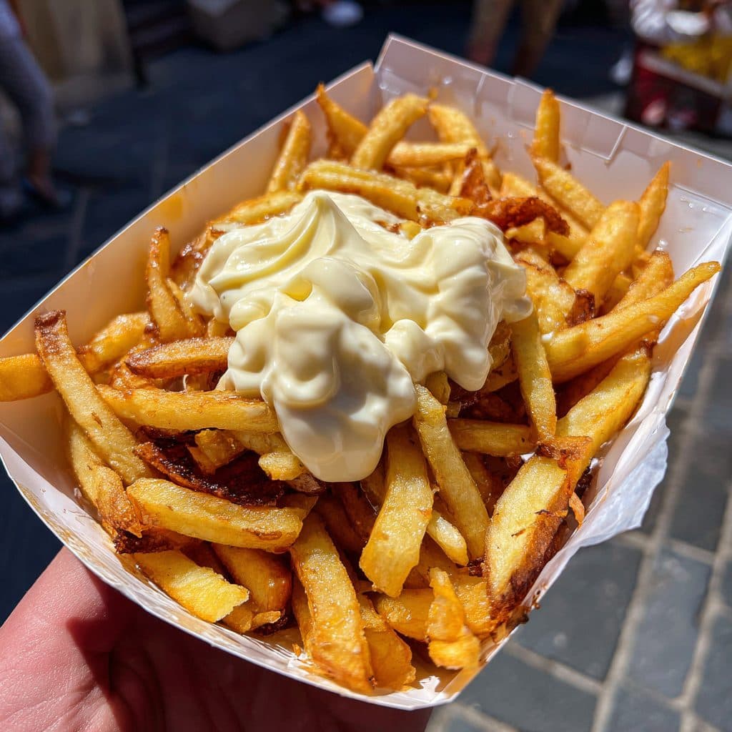 Pommes mit Mayo
