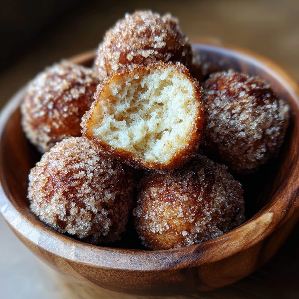 Omas Quarkbällchen mit Zimt und Zucker