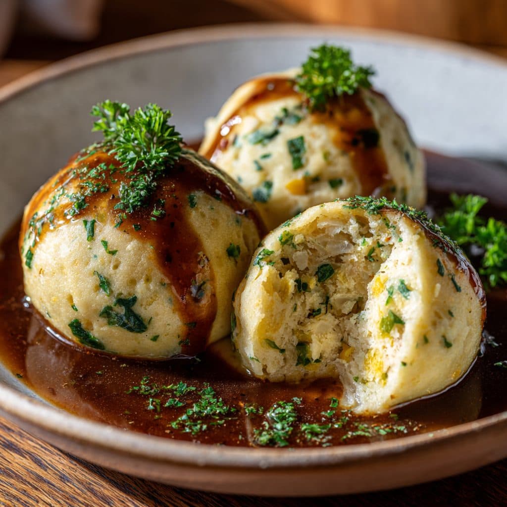 Semmelknödel (Deutsche Brotknödel)