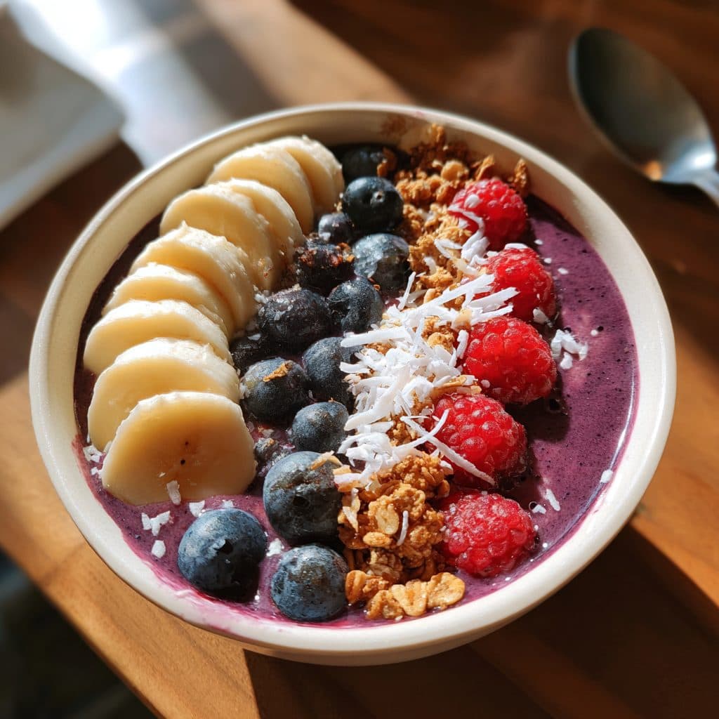 Smoothie Bowl mit Früchten
