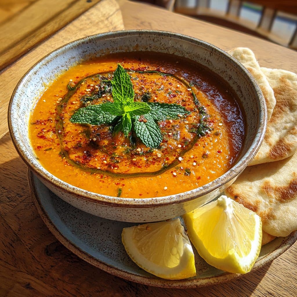 Türkische Rote Linsensuppe (Mercimek Çorbası)