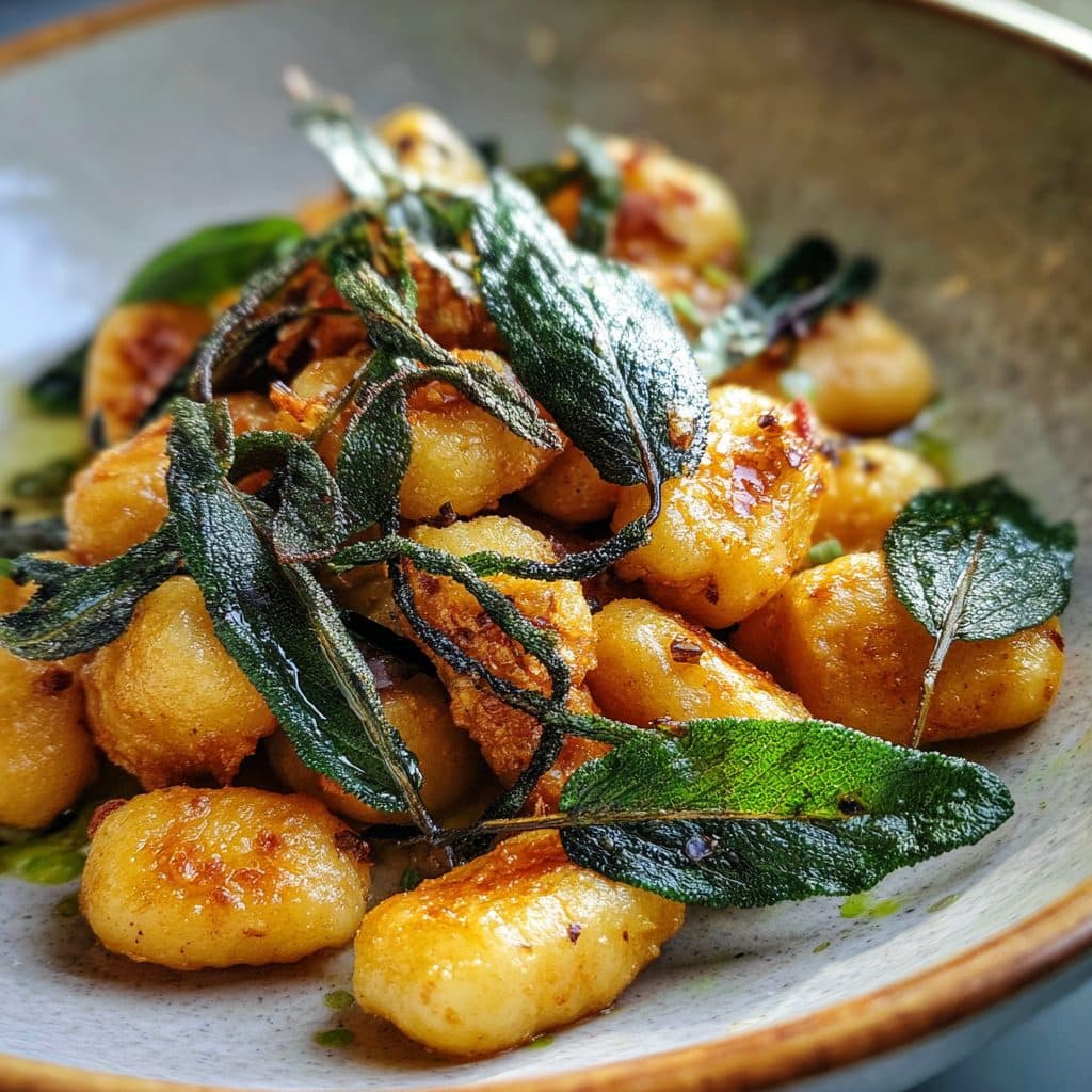 Vegane Gnocchi in Salbei-Butter