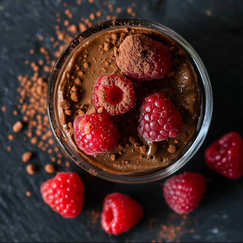Veganes Schokoladen-Avocado-Mousse