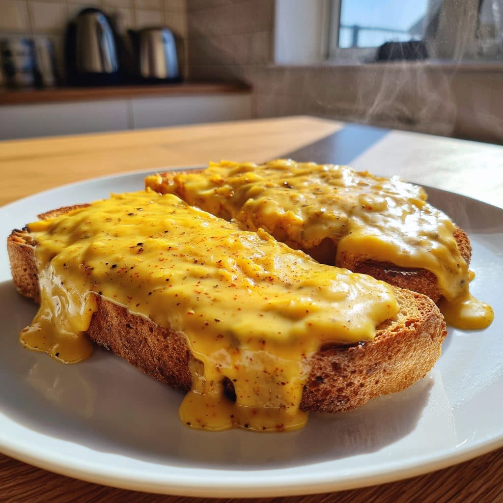 Welsh Rarebit (Walisischer Käse-Toast)