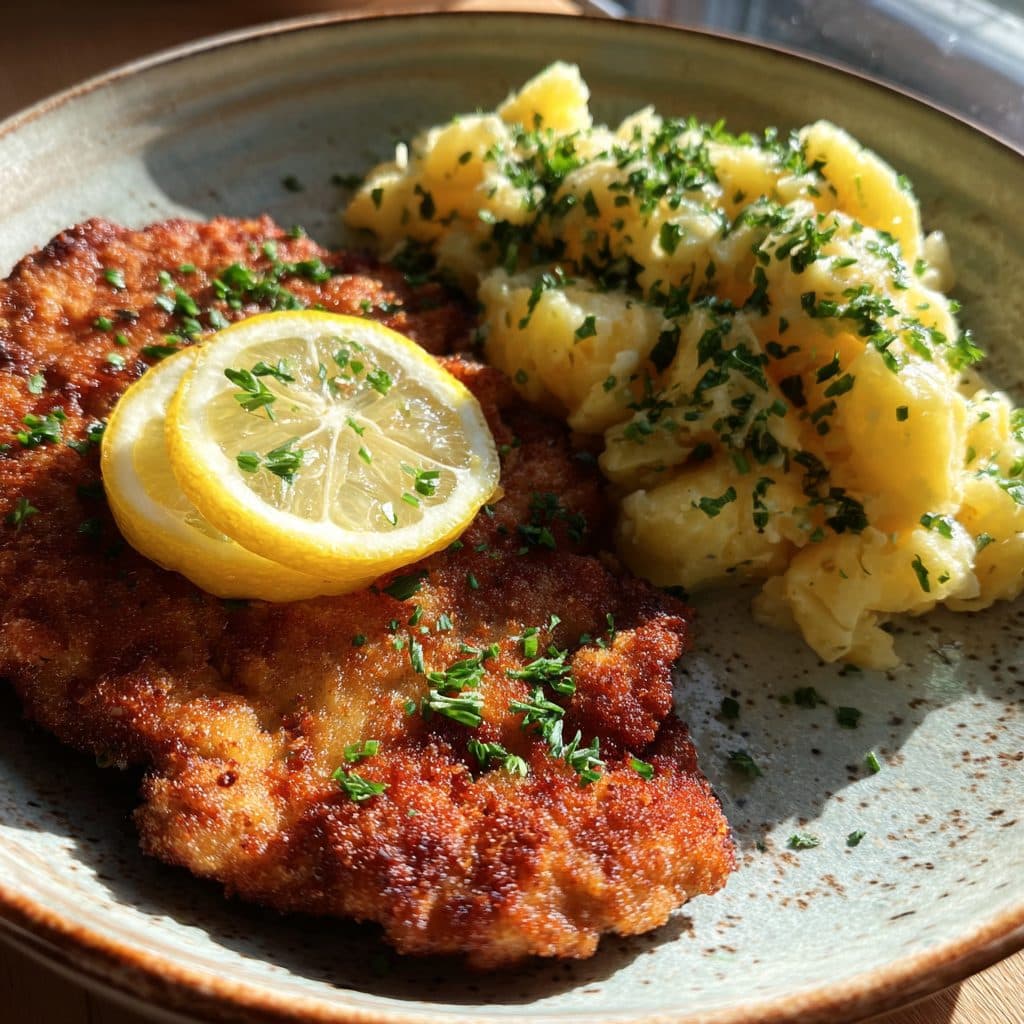 Wiener Schnitzel vom Kalb mit Schwäbischem Kartoffelsalat