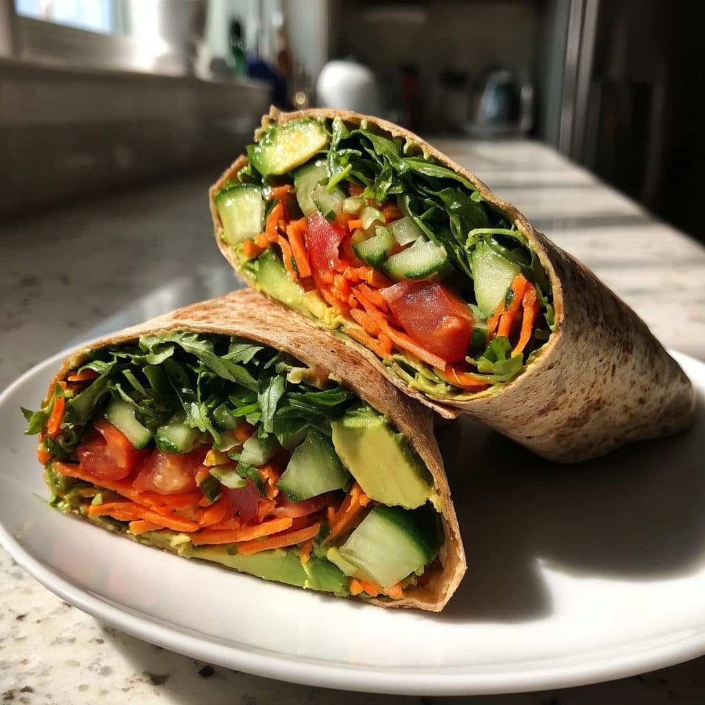 Wrap mit frischen Zutaten