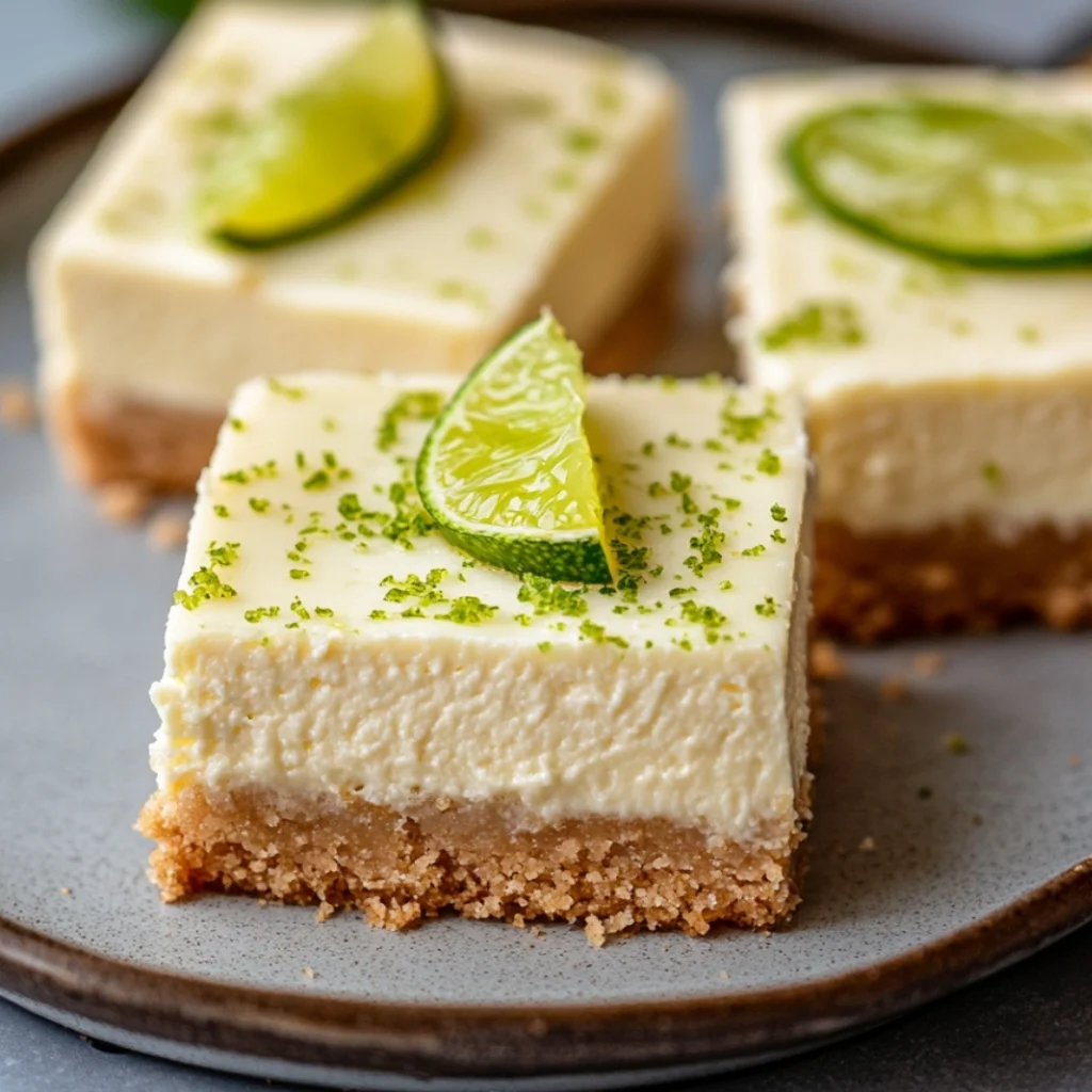 Key Lime Käsekuchen-Riegeln